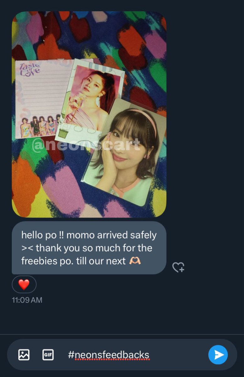 neonscart's tweet photo. #neonsfeedbacks https://t.co/l3h9ssODNq