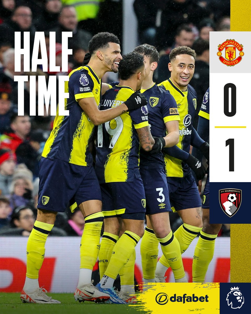 Ahead at the break 👊