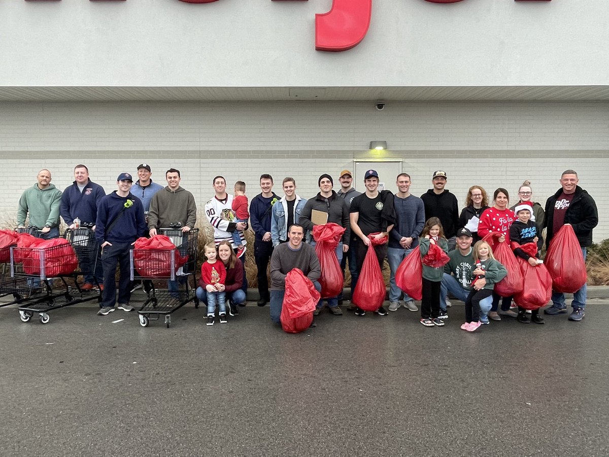 A great day of holiday cheer and giving! WFD &amp; Secret Families of Hamilton County worked together to provide a special Christmas for 11 families. Thank you to all who made this event possible &amp; a special shot out to FF Beau Leimbach for staff member coordination &amp; fundraising.