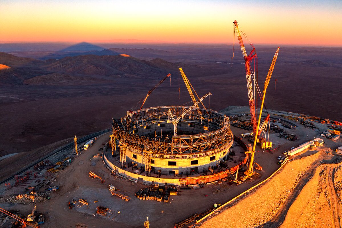 High on a mountain in the Atacama desert, Chile, the European Southern Observatory is building something immense. It's called the Extremely Large Telescope, and here's a highlight reel of this beast's ultimate capabilities.