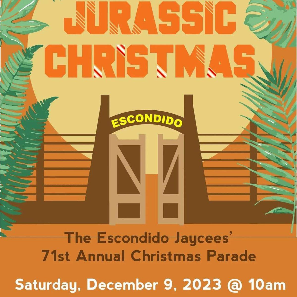Just_Ask_Paul's tweet image. 🎄🎄🎄It’s happening!  Jurassic Christmas 🎅 Parade in Escondido!  Come see the festive parade, marching bands, floats and the Jurassic Jeep 88!  #merrychristmas #paradefun #jurassicjeep88 #escondido #dinosaurs 🦖🦕 #jpmp #starcars #jaycees