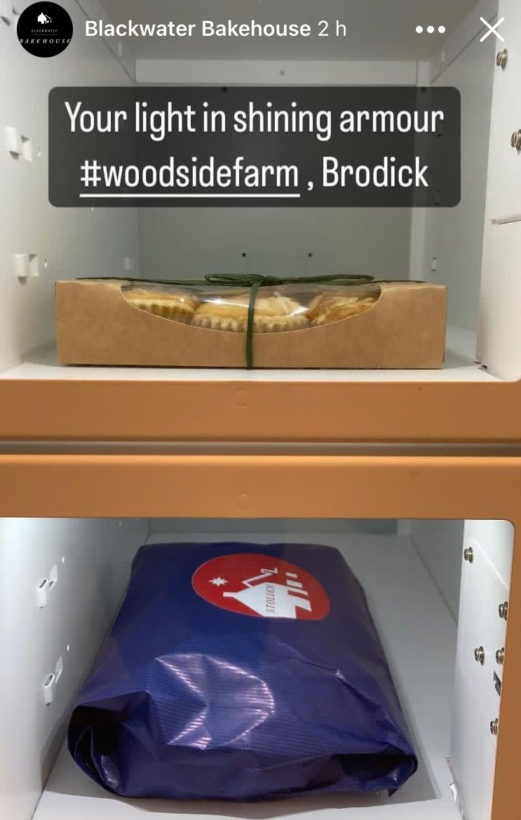 Blackwater Bakehouse back in the vending machine now! Head along for the tastiest bread, croissants and Christmas treats in town #bakery #vendingmachine #panettone #mincepies #sourdough #crossaint