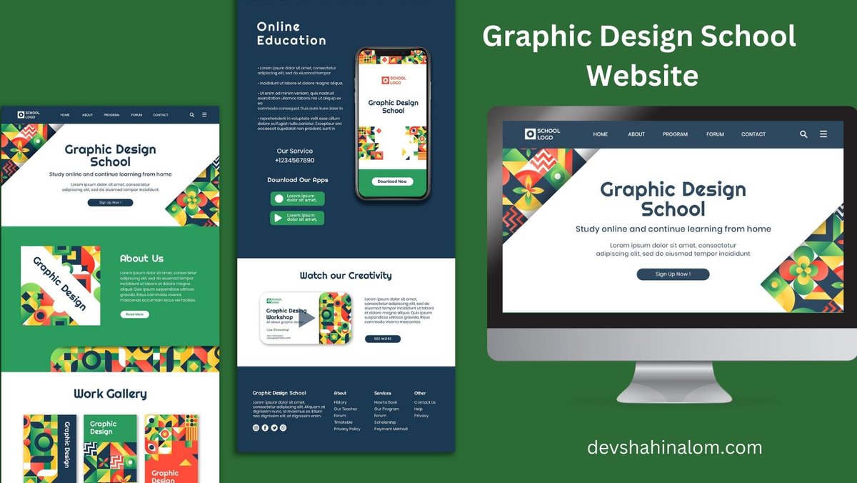 ShahinHasan94's tweet image. Graphic Design School Website.....
#webdesign #wordpresswebdesign #landingpagedesign #shahinhasan