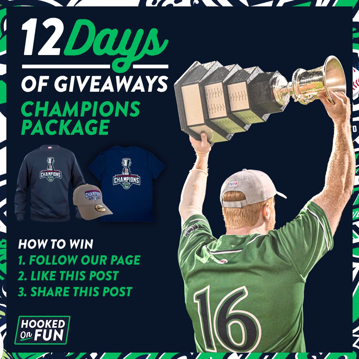 We areee the Chammmpions! Win this Champions Packags which includes a crewneck, hat and t-shirt! 1. Follow us 2. Like this post 3. Share this post Winner to be announced at 4pm
