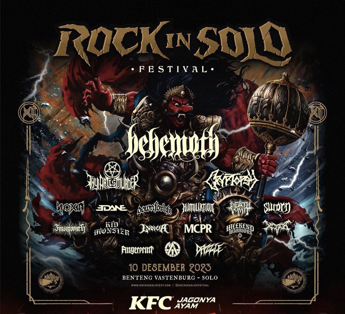 RyanRegiatna_'s tweet photo. Monster kit for behemoth, pearl custom Z. #rockinsolo #rockinsolofestival2023 #behemoth #bentengvastenburg https://t.co/taF0Ib4ugM