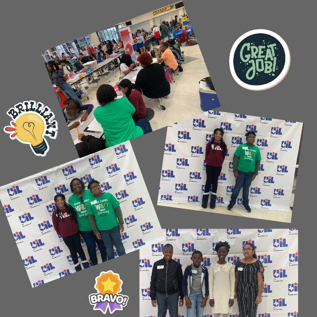 RPE_Rockets's tweet image. Our @RPE_Rockets students were up bright and early for the UIL Number Sense and Oral Reading competition. Way to go scholars! #RocketsReady #WildAboutLearning