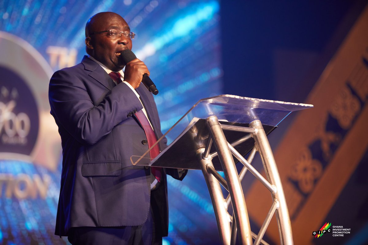 hajj_nura's tweet photo. “Ghana, as a host of the #AfCFTA Secretariat, is strategically positioned to leverage Africa’s burgeoning investment landscape.” - Dr Mahamudu Bawumia (@MBawumia), Vice President of Ghana, at #GC100At20
Cc. @gipcghana https://t.co/qcJ7TzAgxa