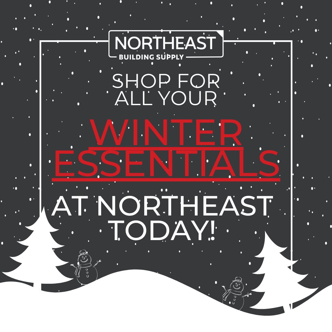Shop at Northeast for all your winter essentials! Now is the time to stock up on your winter necessities like ice melt, scrapers, shovels, and more only at Northeast!

#northeastco #northeastarchitectural #jointeamnortheast #home #homedesign #inspiration #design #style #luxury