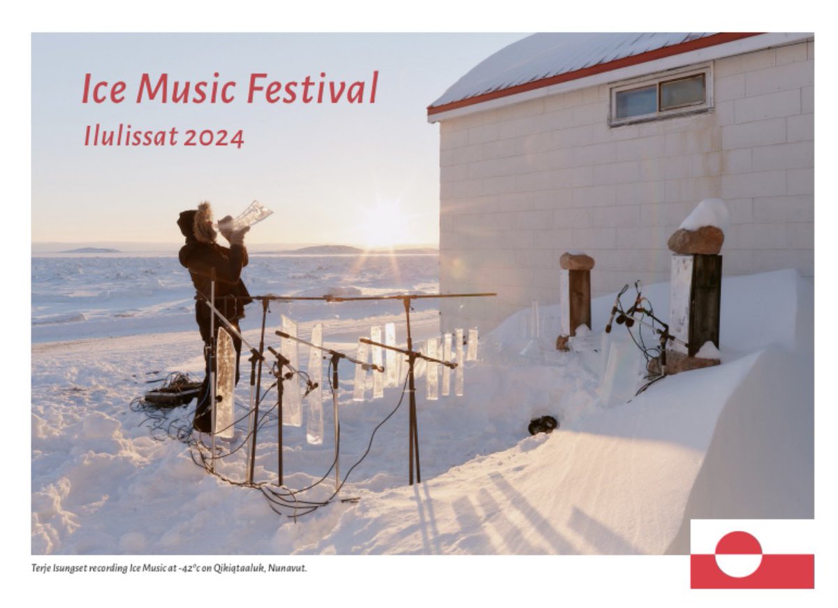 Looking forward to 2024 and the first Ilulissat Icemusic Festival hosted by ILLU - Science and Art, @UiB, the Icefjord Center and Avannaata Kommunia on the 9-10th of March. Thanks to Nordens Institute in Greenland and @forskningsradet for support!