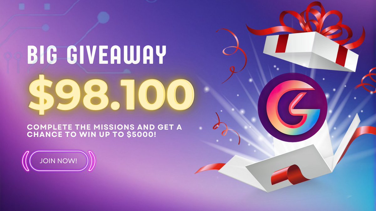 🏆 GIVEAWAY TIME! @GenixorOfficial! 💰 500 WINNERS will share $98.100 worth of $USDT 🥇Top Prize: $5,000! 🔗sweepwidget.com/c/74593-09zmtf… 🏁 Ends on January 9th - Good luck! 🍀 #genixor #BSC #Bitcoin #BSC #CryptoGiveaway #Airdrop #Ethereum #GXR #eth #Giveaway #gift #BTC