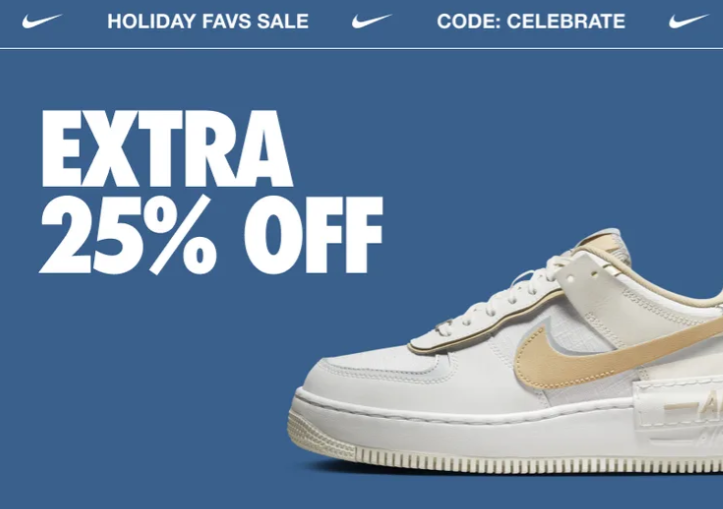 solefed's tweet photo. Ad: Ends tonight 📝 Extra 25% off select styles via Nike US, use code CELEBRATE 

Jordan -> https://t.co/idZm6FGMog
Shop All -> https://t.co/qC0QStQ4lA https://t.co/b3gaPAJzJ7
