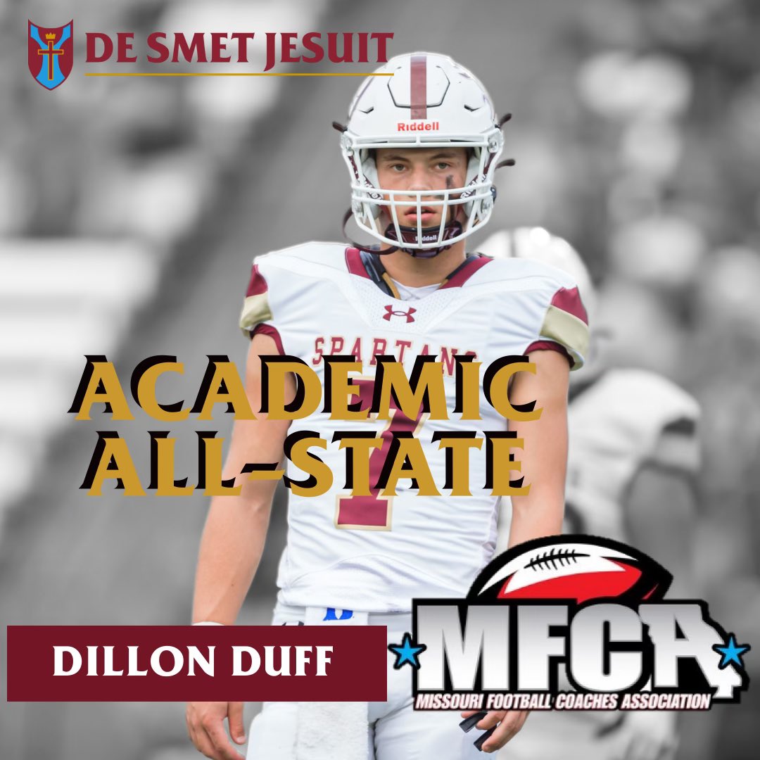 Honored to be named: 1st team All District 2nd team All-State 1st team All Conference Academic All-State @DeSmetFB @JHMerrittJr @CoachPoe1914 @elitefootball