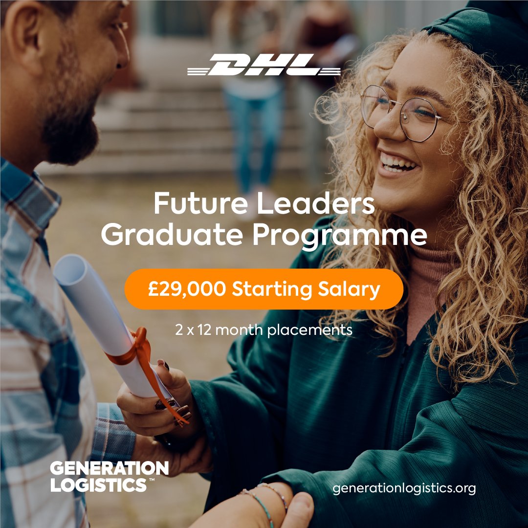 Gen_Logistics's tweet image. Ready to glide into your Graduate era?

Check out this new opp from @DHLParcelUK 🆕

With no minimum degree grade and a starting salary of *cough* £29K *cough*, this is one you do NOT want to miss 👉 generationlogistics.org/opportunities/…

#GraduateScheme #GraduateRole
