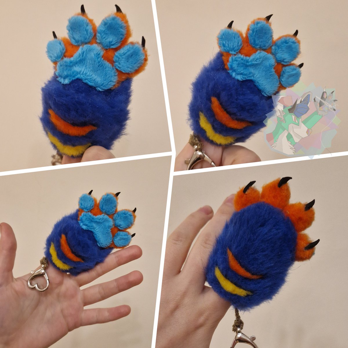 _wingleaf_'s tweet photo. How about a mini paw in these colours? Does it look nice? 😏
This is a mini paw made to order I have open commissions for this☺️🐾

#fursuit  #commission
#minipaw #fursuitmaker
#wingleaf_workshop https://t.co/Mbea2WbI2v