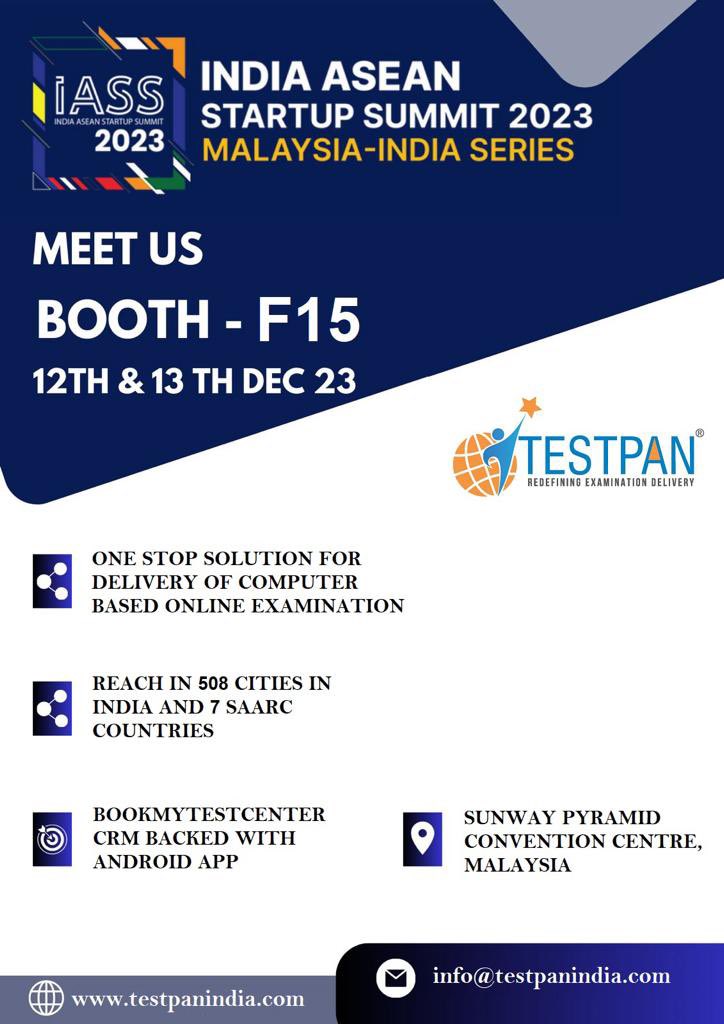 testpanindia's tweet image. We are participating being 10 shortlisted Startup by @startupindia to represent India startup at Malysia