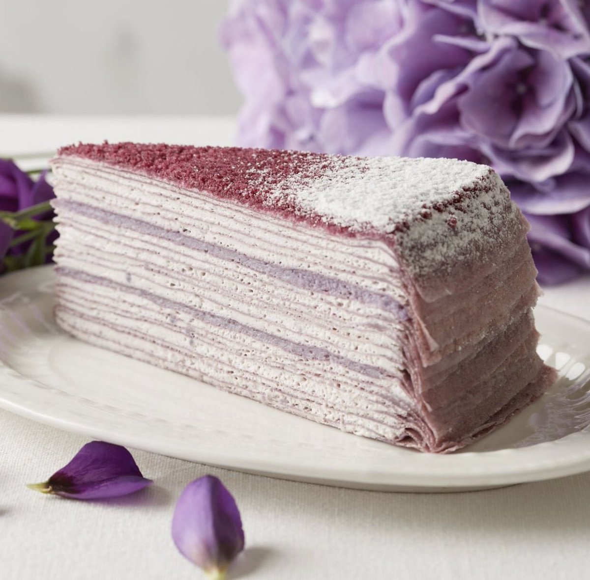 The6LoungeYYC's tweet photo. Experience the enchantment of elegance at The 6 Lounge, Calgary! 💜✨ Our Purple Yam Mille Crêpe Cake is a visual masterpiece and a delight for the taste buds!
#ladymcakes #yycdesserts #yyccake #Calgary #YYC #CalgaryLife #YYCFoodies #YYCFoods https://t.co/jIKlhtMJpE