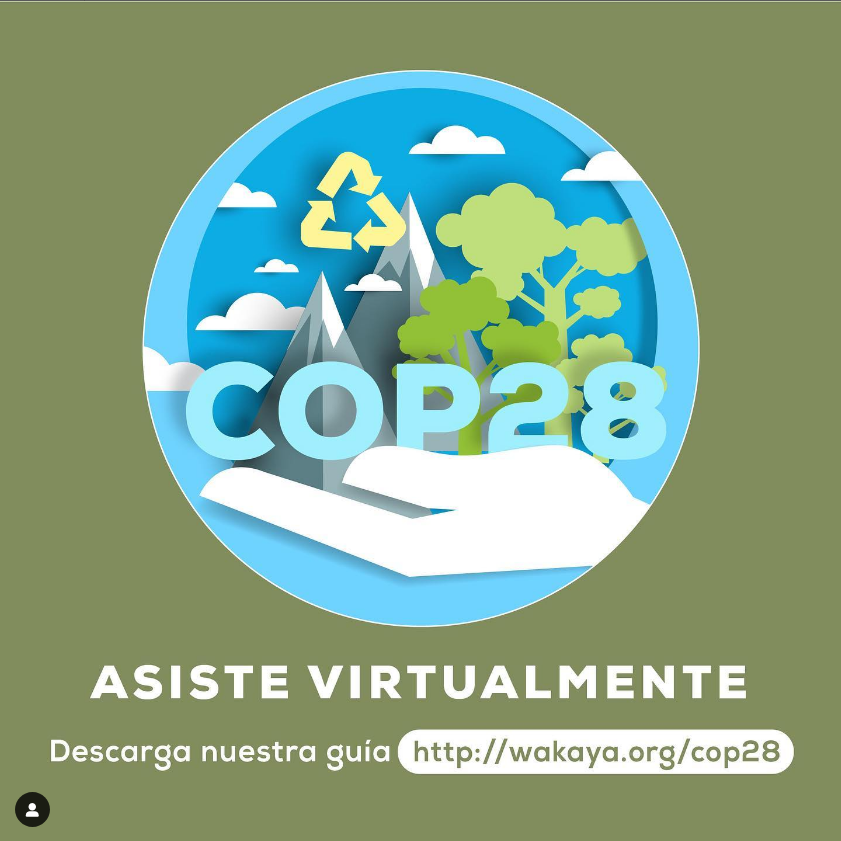 Este año decidimos asistir a la #COP28 virtualmente con wakaya.org/cop28 Sigue demasiado silenciada la voz de La Tierra y de los protagonistas de sistemas rurales y alimentarios más regenerativos
Gracias <a href="/wakaya_org/">Wakaya.org</a> y <a href="/ActionOnFood/">Food Systems Partnership</a>