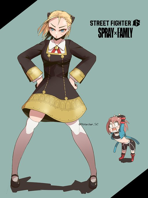 ストリートファイター6、キャミィ&スパイファミリー、アーニャ=フォージャー。#スト6  #SPY_FAMILY #StreetFighterVI 