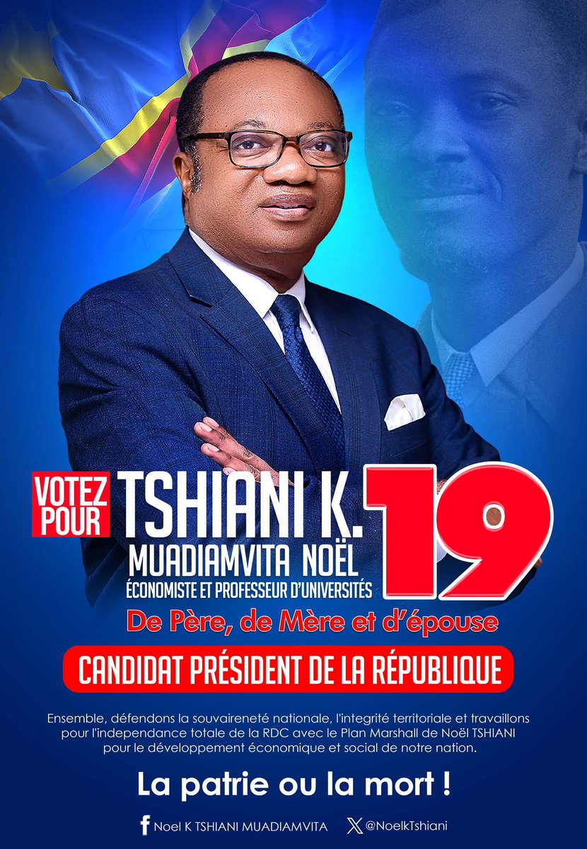 Noel K. Tshiani Muadiamvita, PhD tweet media