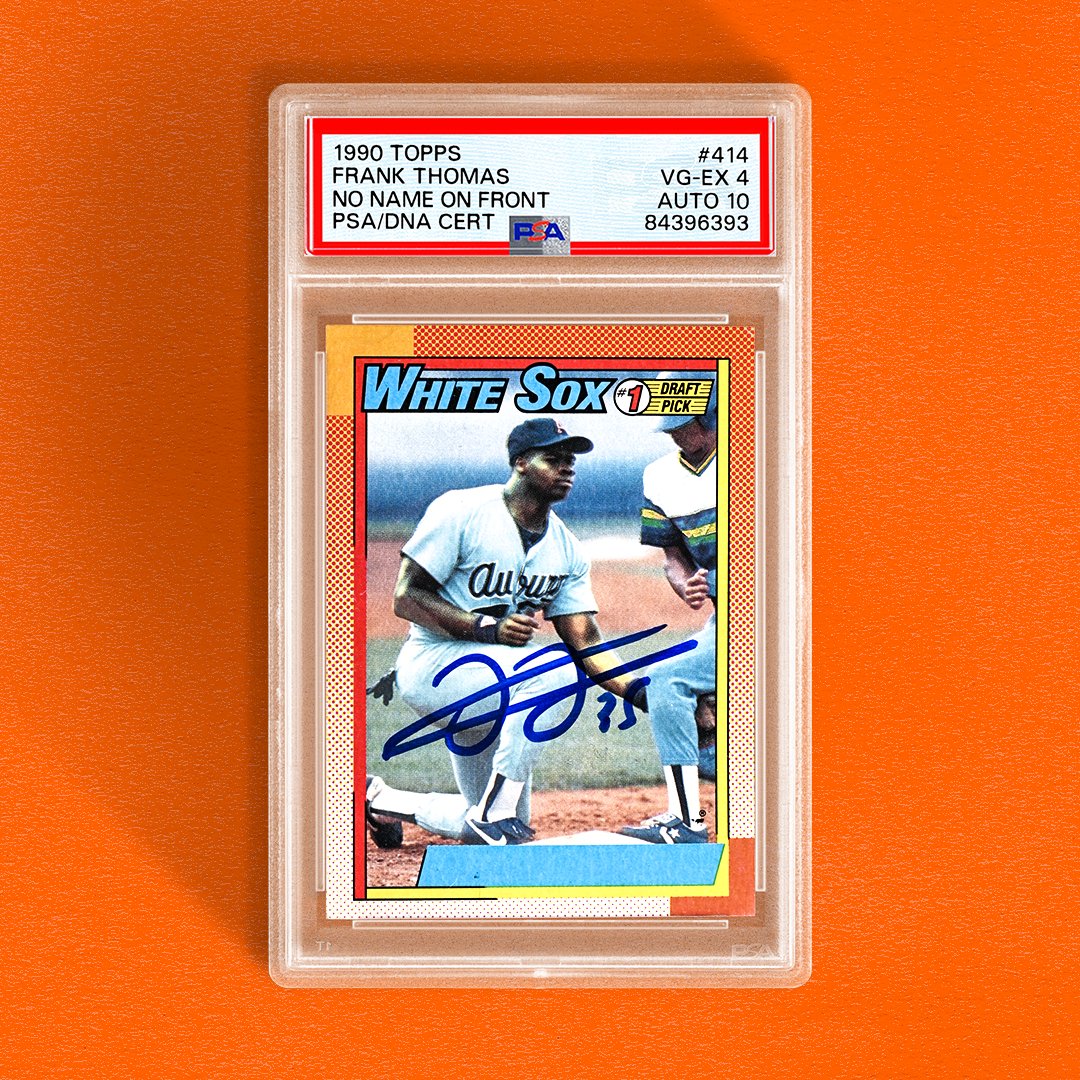 rare frank thomas cards Frank Thomas classic baseball rare promo phone card 1990 main image 1