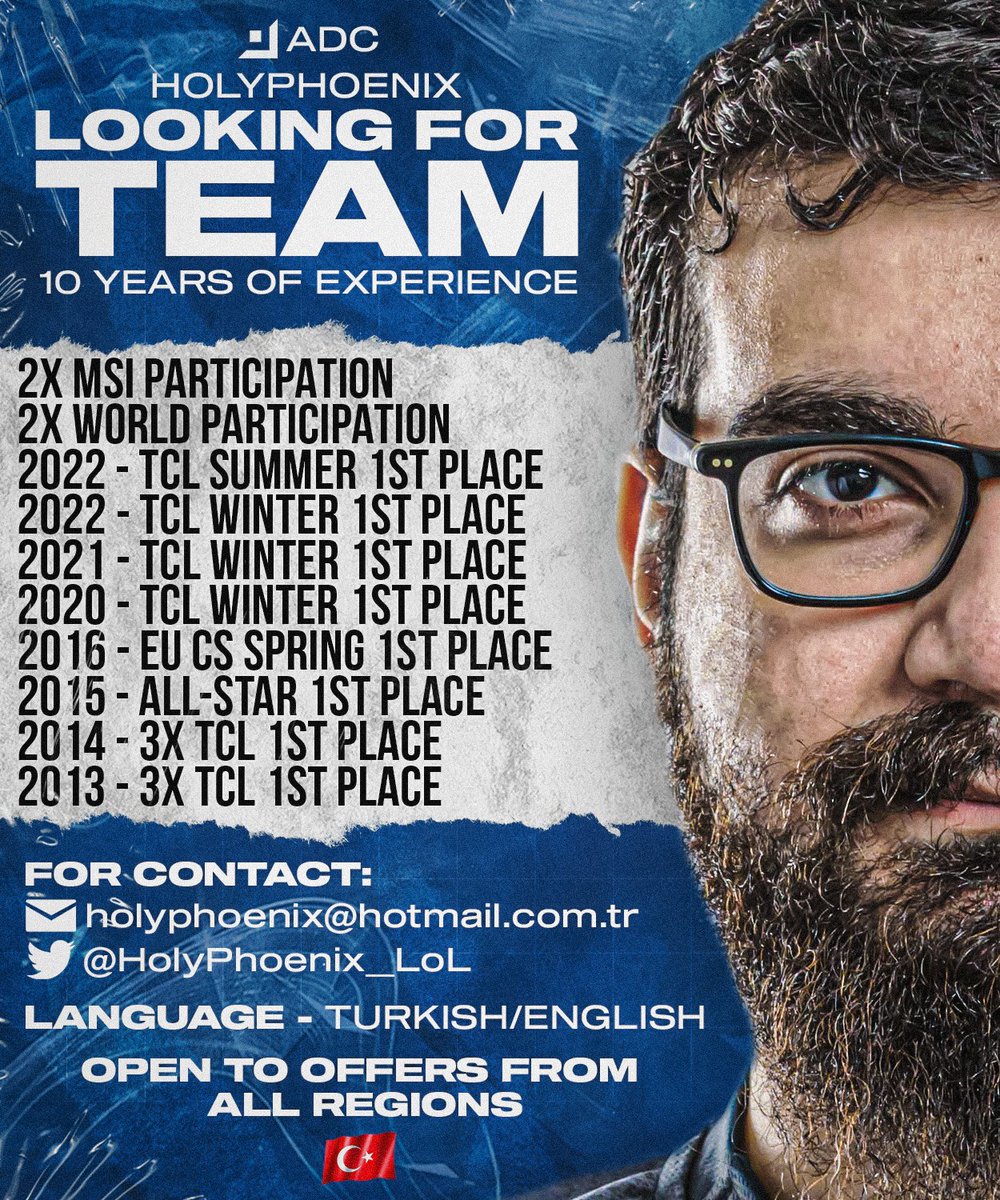 Motivated for 10 more years :) RT's and Likes are appreciated. 
For contact; Twitter DM, Email or Discord Message.