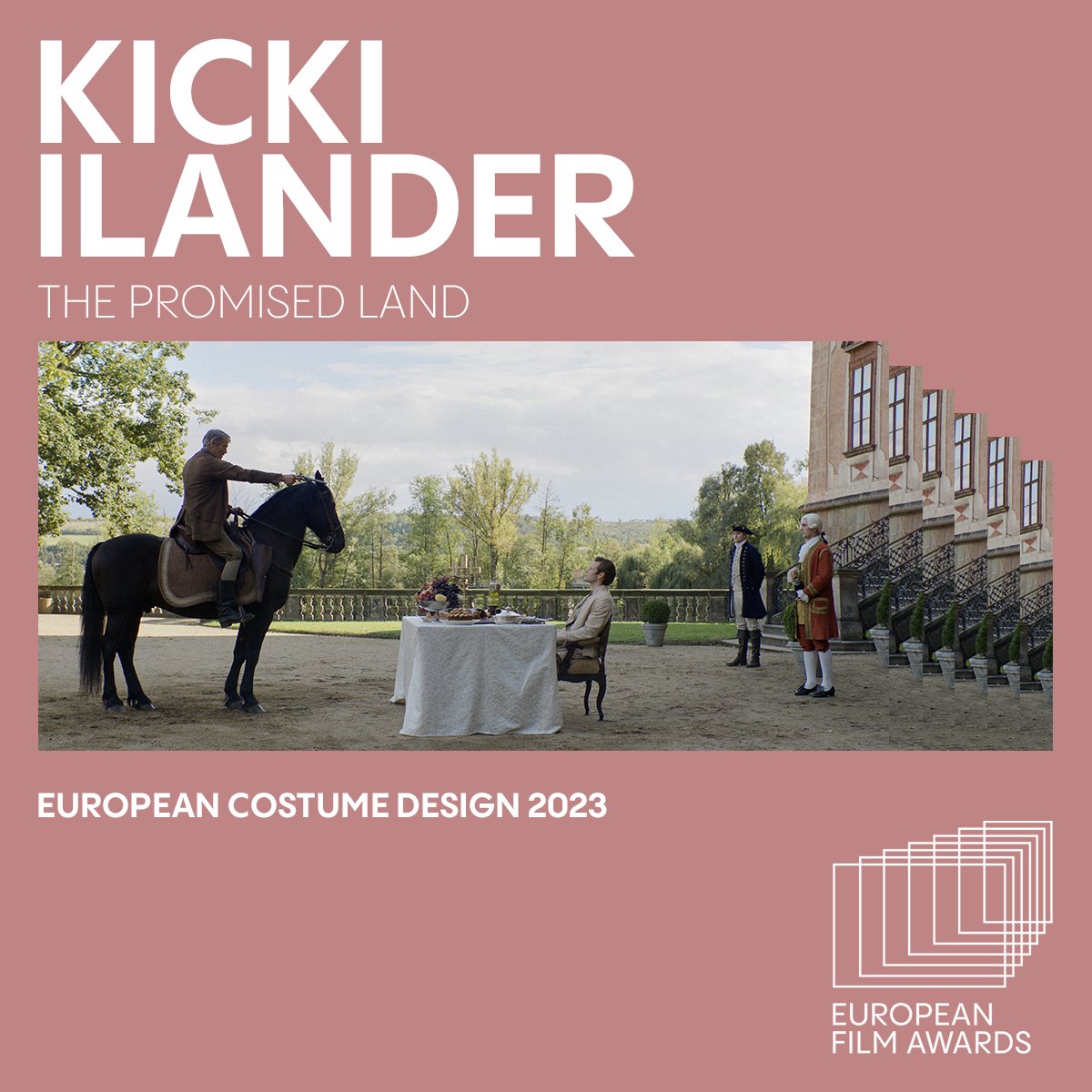 Kicki Ilander has received the award for European Costume Design 2023 for her work for THE PROMISED LAND. Congratulations! 👏🏼 #europeanfilmawards #monthofeuropeanfilm