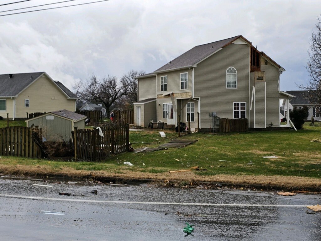 These images were shared with NewsChannel 5 from State Rep. Ronnie Glynn. Images are on Tiny Town Road in Montgomery County. Please stay safe and weather-aware. We are live on NewsChannel5.com and on TV. There are current tornado warnings in our viewing area.