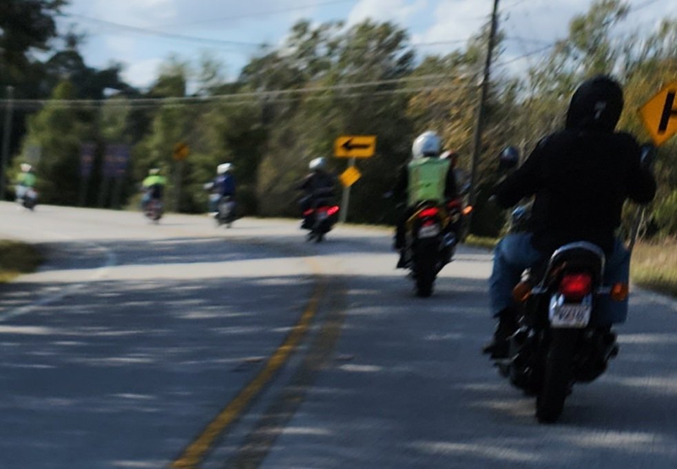 Riding with the VJMC, Coney Island Drive Inn, Brooksville,  Fl.