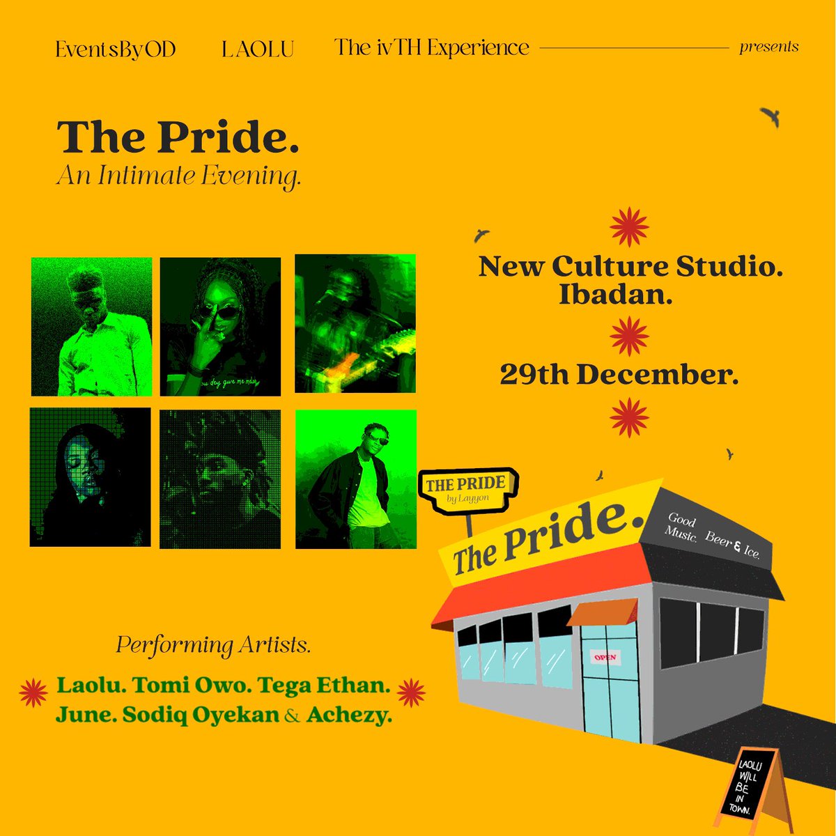 bigbabyzie's tweet photo. .@tomiowoofficial will be spending an intimate evening w @Laolulayyon 🦁✨on the 29th of December 

TIX LINK: https://t.co/cpPtdKbcZn

#musicfestival #thepride #layyon #watchthisspace https://t.co/ZbLxOeUmA9