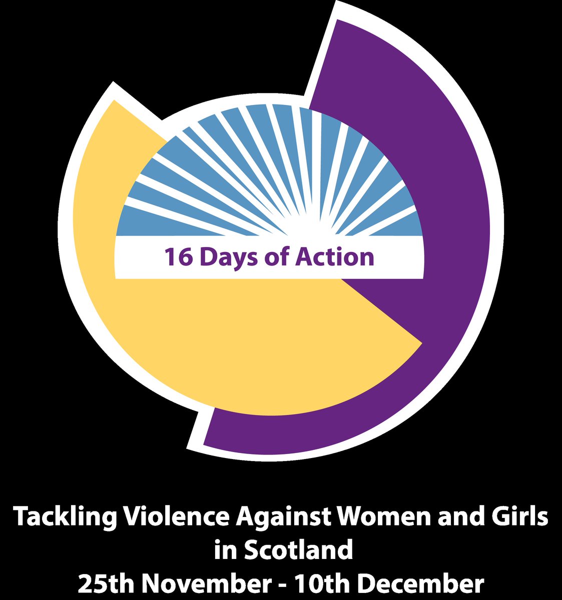 16 Days Of Action

Tackling Violence Against Women and Girls in Scotland

25th November - 10th December

<a href="/ISProtectPeople/">IS Protecting People</a>
<a href="/COSLA/">COSLA</a>
@EquallySafeScot
<a href="/P_H_S_Official/">Public Health Scotland</a>
<a href="/PoliceScotland/">Police Scotland</a>
#16Days