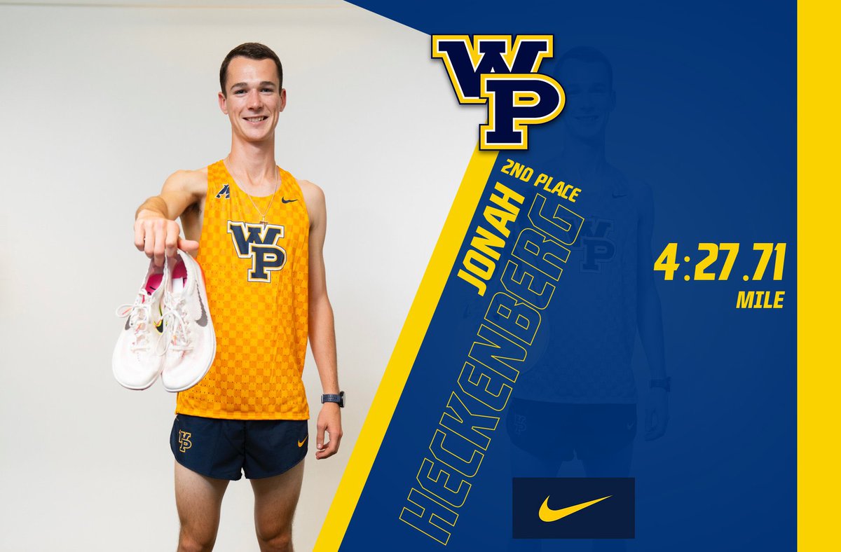 No stranger to hard work! <a href="/JonahHeckenberg/">Jonah Heckenberg</a> now holds the 2nd fastest time in school history 🔥🔷🔶