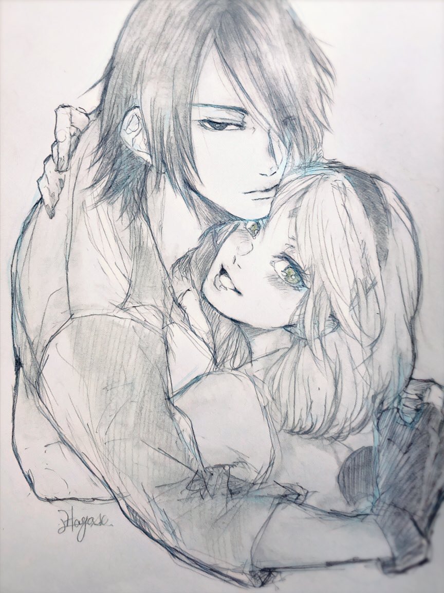 hyseL12's tweet photo. 久方ぶりに描いたうちは夫婦🍅🌸 https://t.co/lt7EfXP5qS