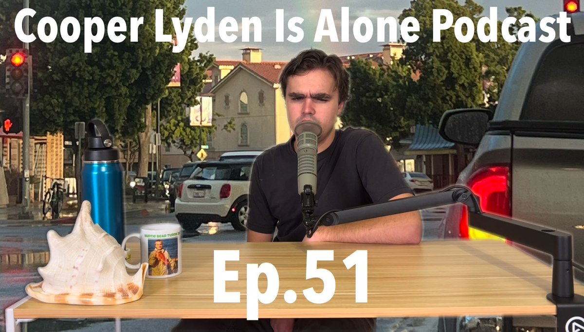 Don’t make me strap a bomb to my chest and join the LA marathon. Listen to the newest episode of my podcast!

linktr.ee/cooperlydenisa…