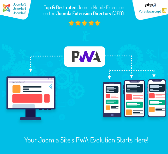 Convert your Joomla site into Progressive Web App easily! #joomla #pwa
pwaextension.com