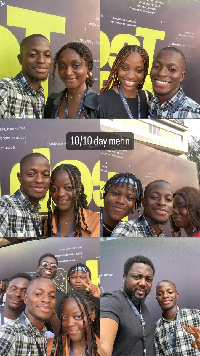 Moh_thanni's tweet photo. Had an amazing time at the @nocodesummit 🚀🤩.
Filled with insightful panels and keynotes.
Also got to meet some colleagues and bosses 🤩🫶🏼.
#NoCodeTechSummit2023
#NoCodeTechSummit
#NCTSummit https://t.co/qVJuKySncu