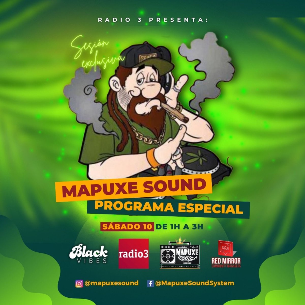 leonbonvivant77's tweet image. Esta noche en @blackvibesr3 1:00AM en @radio3_rne con @mapuxesond @XCESE @laislamusic y much@s otr@s #14