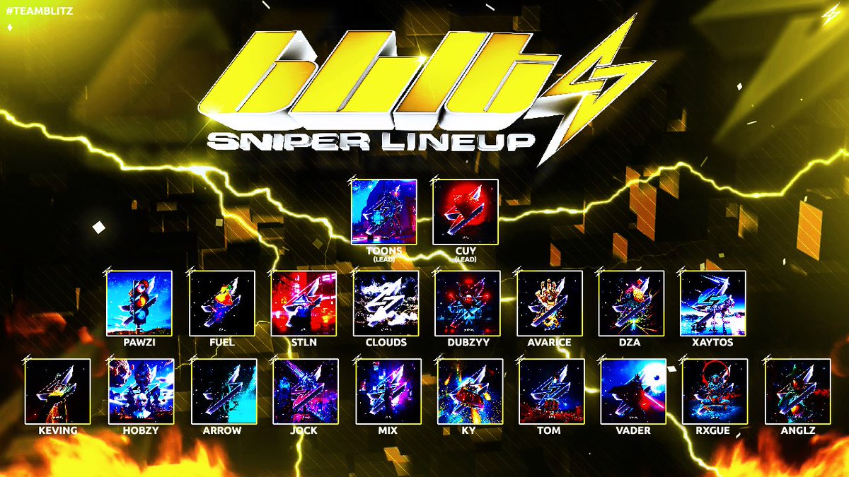 Team Blitz official Sniping Team!