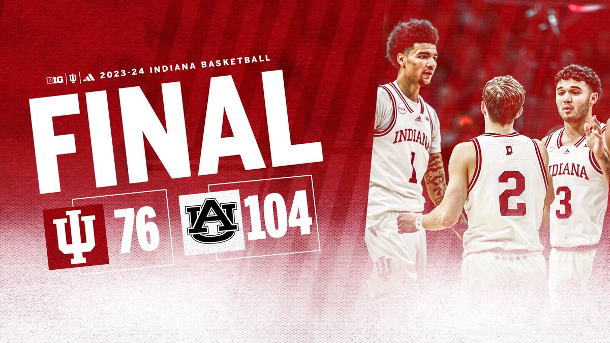 IndianaMBB's tweet image. Final.
