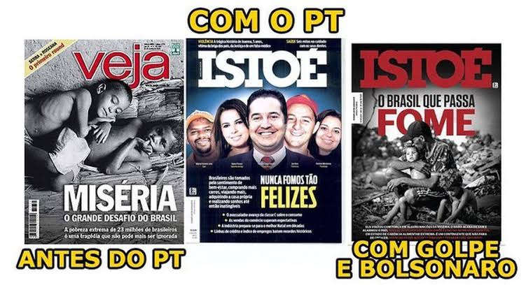 FabyMachadoS's tweet photo. LULA, ORGULHO BRASILEIRO! ✊️ 🚀 ⭐️ 🚩

OLHEM A DIFERENÇA PARA OUTROS GOVERNOS EM COMPARAÇÃO COM O GOVERNO LULA/PT.  ESTOU ENTRE OS 74% QUE SENTE SATISFAÇÃO EM MORAR NO BRASIL. OBRIGADA PR @LulaOficial POR REAVIVAR ISSO EM NÓS! https://t.co/DPfDF2rF10