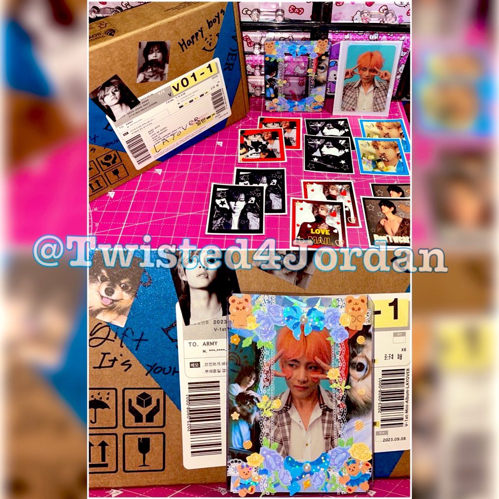 Twisted4Jordan's tweet photo. 🐻Tae Bday GA🎂

RULES

MBF 
Like-RT
Enter Once
Location 
Tag Army 

Official Layover Album Unsealed w items shown 
Official LY Answer PC 
HD prints, film strip, stickers 

USA-Global 
I will pay shipping-will NOT pay customs if winner lives in country that has fees

Ends 1/1/24 https://t.co/yPJdsxvvx5