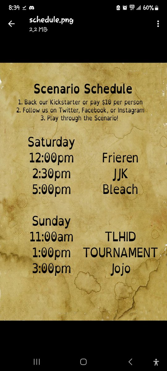 Join us at anime frontier! Battle your friends and win some awesome prizes !