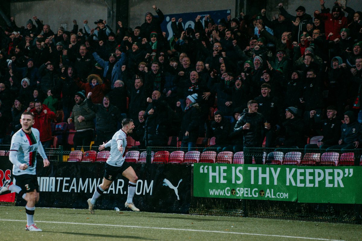 Glentoran FC tweet media