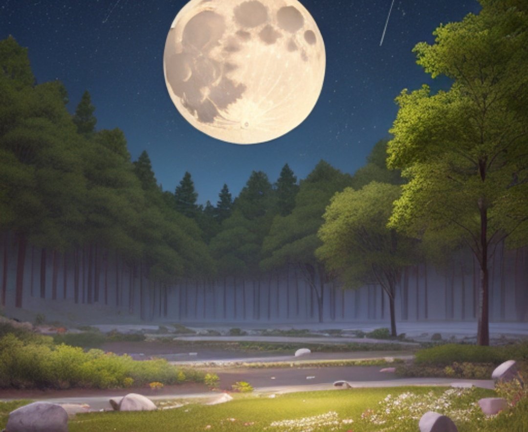 寝付けぬ夜
星空眺め
願いを想う

月は微笑み
照らす明かりで
悩みを流す

森羅万象の
加護を受け
感謝の意を満たす

#ポエム　#感謝