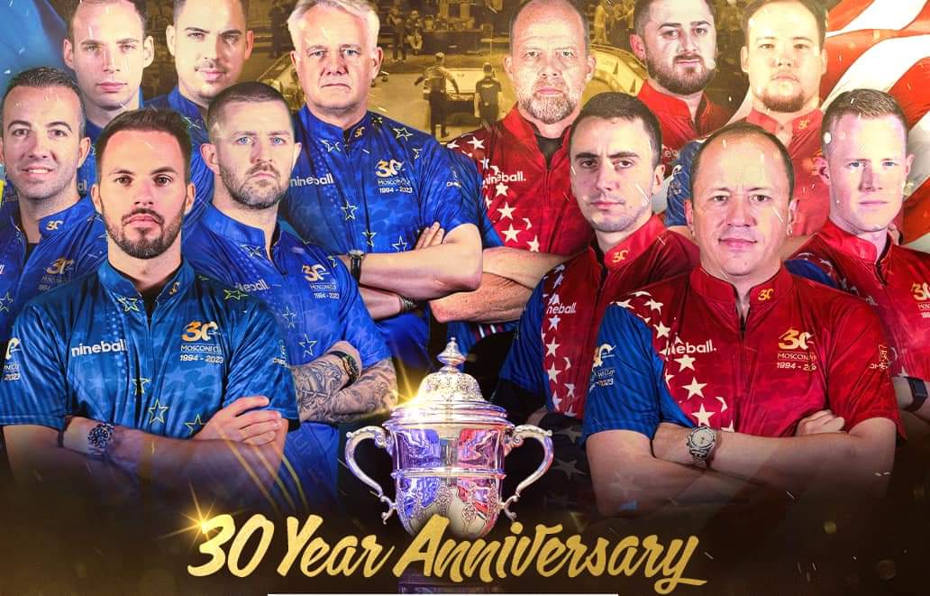 GoPlayPool's tweet image. Congratulations Team Europe for winning The 30th Year Anniversary of The Mosconi Cup!
#goplaypool
#matchroompool
#MosconiCup