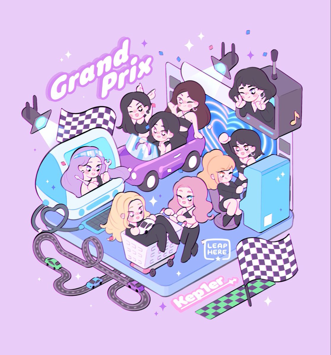 「Grand Prix  Kep1er 」|✧ Leaphereのイラスト