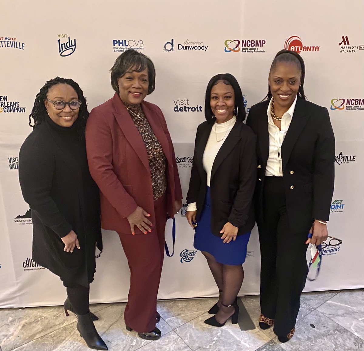 ⁦<a href="/NCBMP_/">National Coalition of Black Meeting Professionals</a>⁩ was amazing and I 💕 sharing it with these amazing ladies #visitdetroit #Detroit