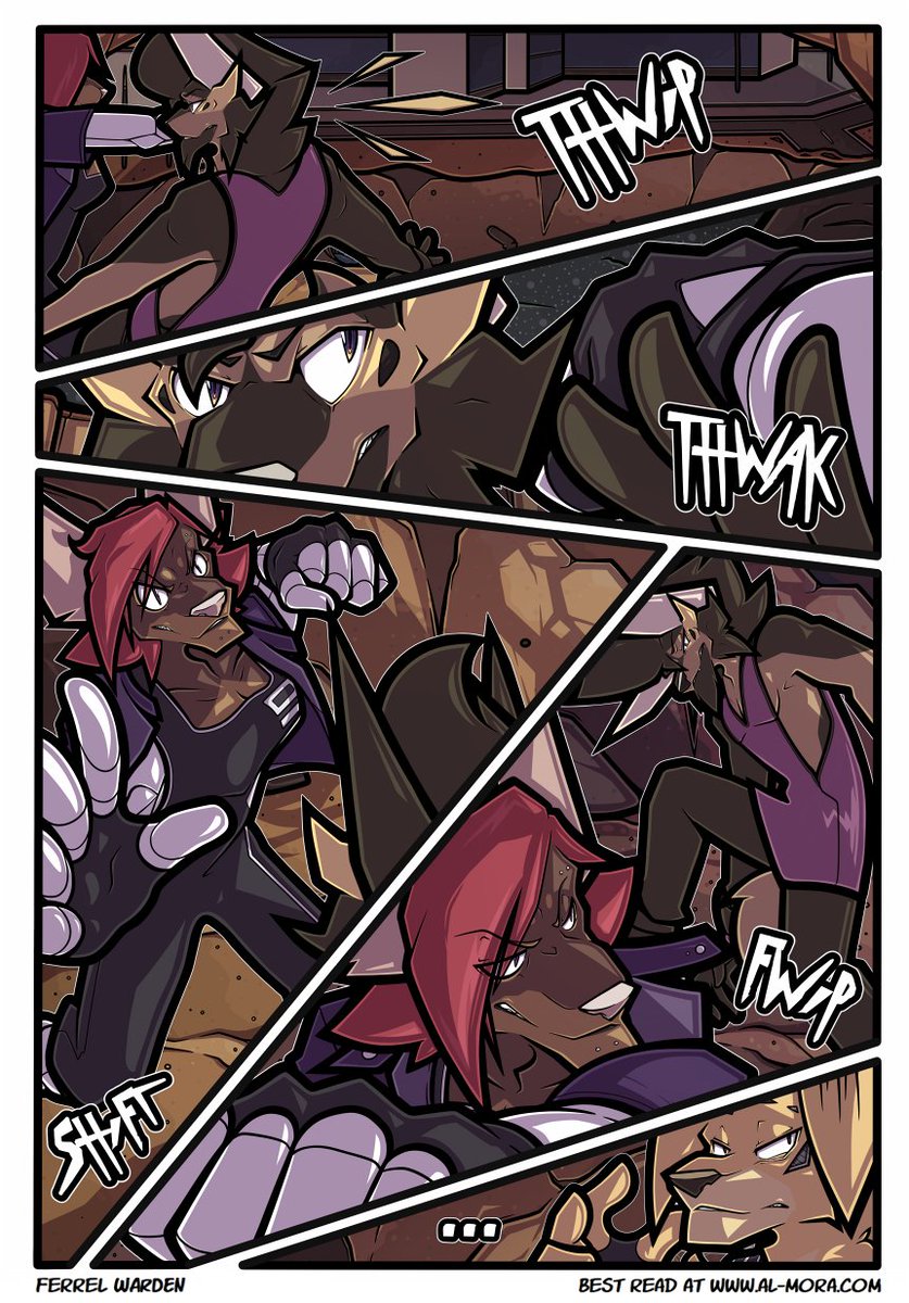 FerrelWarden's tweet image. [Page 96] Okay, I am officially back from my hiatus and really going to work my ass off to make sure to keep this going.

This was one of the last pages I made before the break.
