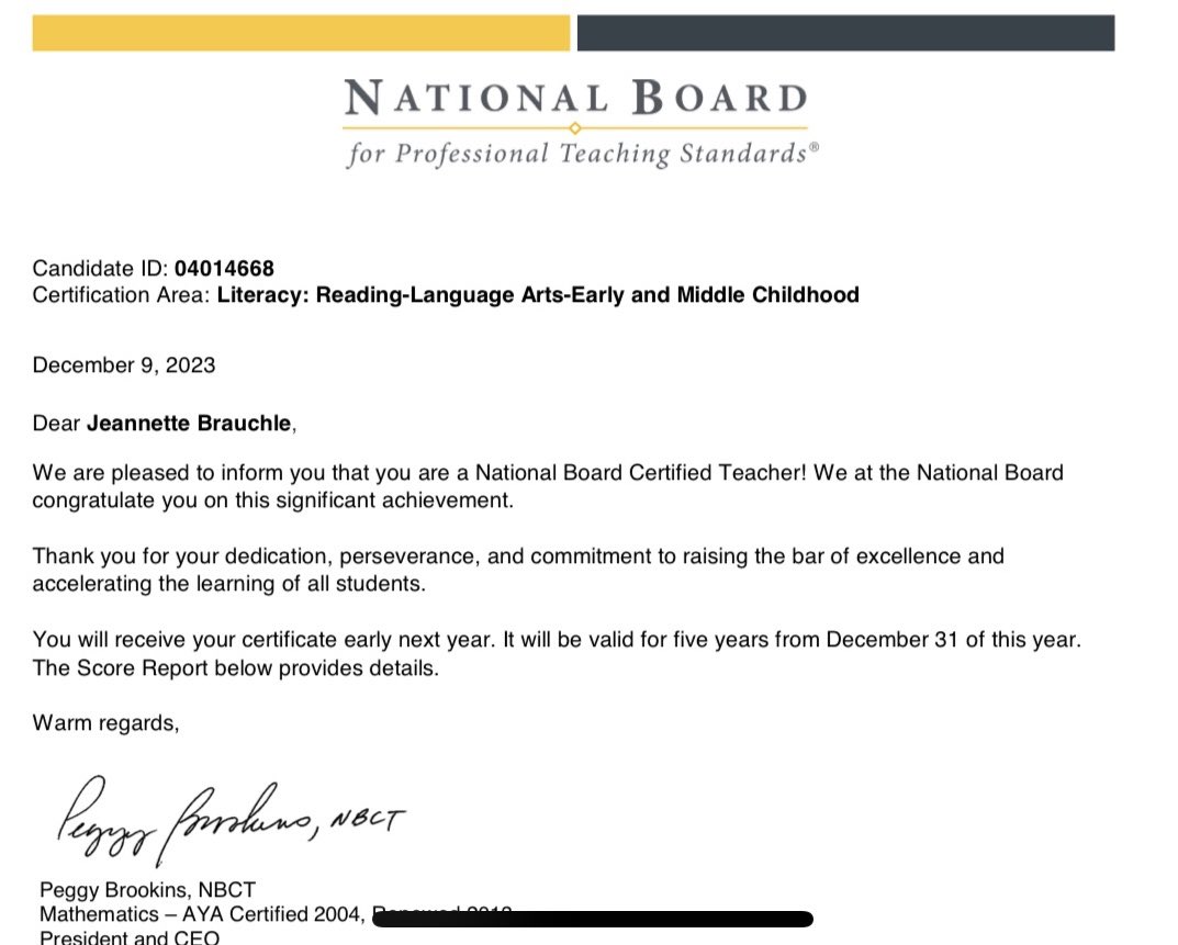 I DID IT!!!! Officially National Board Certified 💃🏼💥 thanks to @valeriekisdPLL & my @KellerISD cohort ❤️