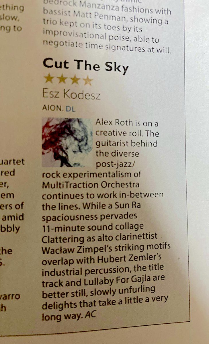 Alex Roth (@alexrothmusic) on Twitter photo ⭐️⭐️⭐️⭐️ review in the latest <a href="/MOJOmagazine/">MOJO Magazine</a>!
Thanks <a href="/vinylslam/">Andy Cowan</a> 🙏
Looking forward to our album launch at Kraków's legendary Alchemia club on Tuesday (link below). ⭐️⭐️⭐️⭐️ review in the latest <a href="/MOJOmagazine/">MOJO Magazine</a>!
Thanks <a href="/vinylslam/">Andy Cowan</a> 🙏
Looking forward to our album launch at Kraków's legendary Alchemia club on Tuesday (link below).