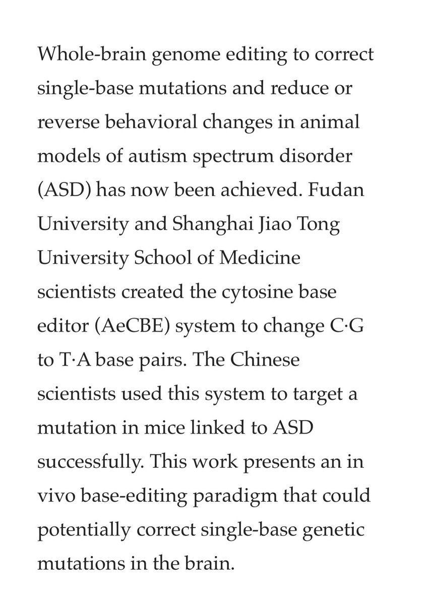 Biology1802's tweet photo. تحمسوا علماء الهندسة الوراثية و عملوا طفرة  جينية في دماغ 🧠 الفأر وهي مرتبطة بمرض التوحد ثم قاموا بتصحيح هذه الطفرة و عاد مستوى البروتين الى المستوى الطبيعي و الجين هو MEF2C

و يُتوقع أن يفتح هذا البحث مجال العلاج الجيني للامراض العصبية 🧬🧠
#biotech #GeneTherapy #gene https://t.co/mUVZ51bTEJ